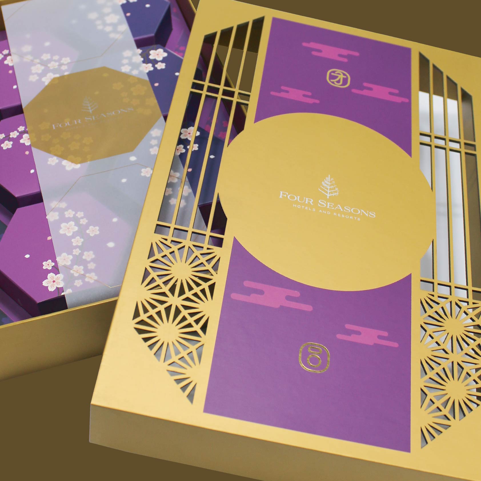 Customized printed paper colorful box for food